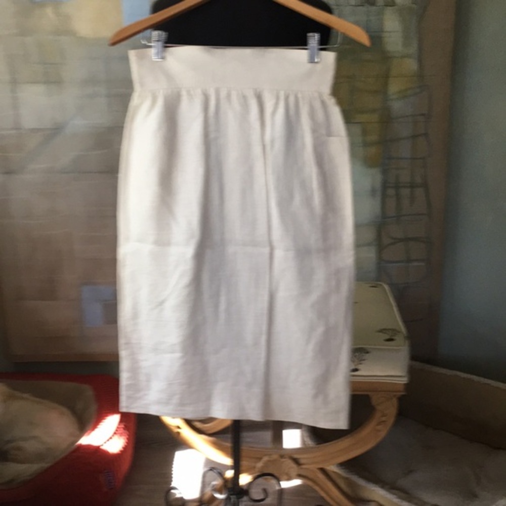 Vintage Emanuel Ungaro Linen Skirt